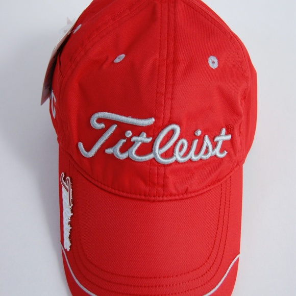 Titleist GOLF Cap RED HAT with ball marker - Picture 1 of 6